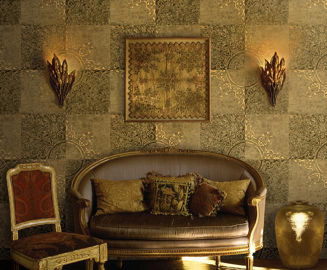 Nội, ngoại thất: Mang nét đẹp phương tây vào ngôi nhà bạn với giấy dán tường Giay-co-dien-dan-tuong