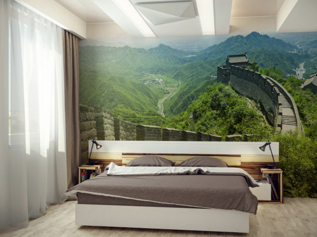 Great Wall of China Wall Mural by PIXERS 650x486 Amazing Wall Murals That Will Make Your Room Look Bigger
