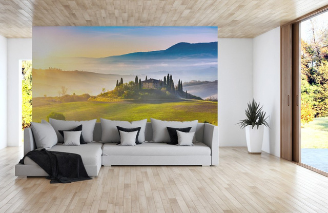 Tuscany Wall Mural by PIXERS Nature Inspired Eye Deceiving Wall Murals to Make Your Home Look Bigger